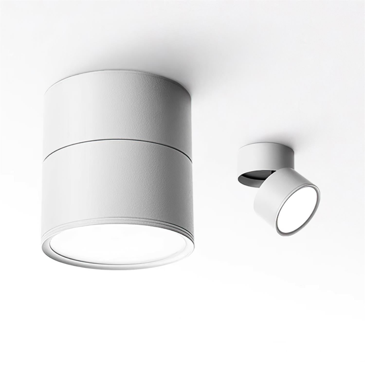 Ceiling Lamp Aluminum 3.9 in Adjustable Black White Home Gallery Spotlight Warm White 7W LED | Thomler