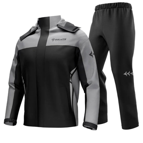 Waterproof Rain Suit Jacket & Pants for Outdoor Protection All-Weather Storm Gear for Biking Hiking Commuting Men Women Unisex | Thomler