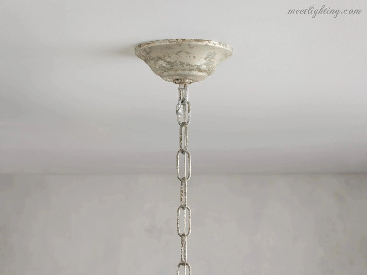 Round Multi-Light Statement Chandelier 39-60 in 6-12 Sockets Metal Crown for Dining Room Foyer Entryway Living Room | Thomler