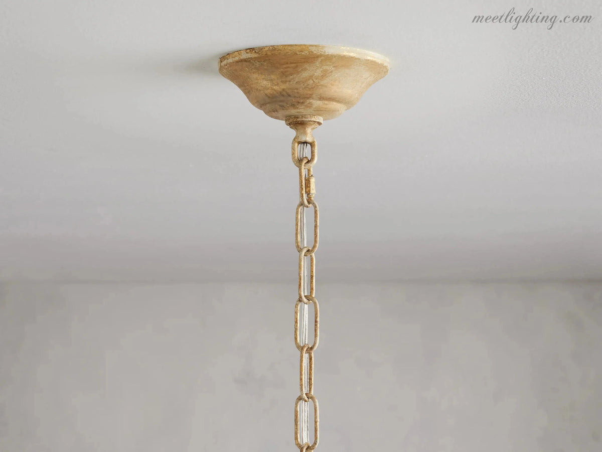 Round Multi-Light Statement Chandelier 39-60 in 6-12 Sockets Metal Crown for Dining Room Foyer Entryway Living Room | Thomler