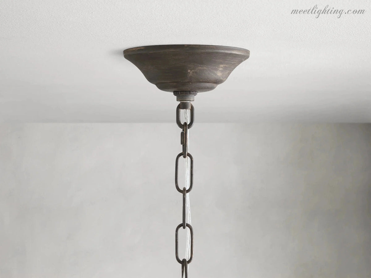 Round Multi-Light Statement Chandelier 39-60 in 6-12 Sockets Metal Crown for Dining Room Foyer Entryway Living Room | Thomler