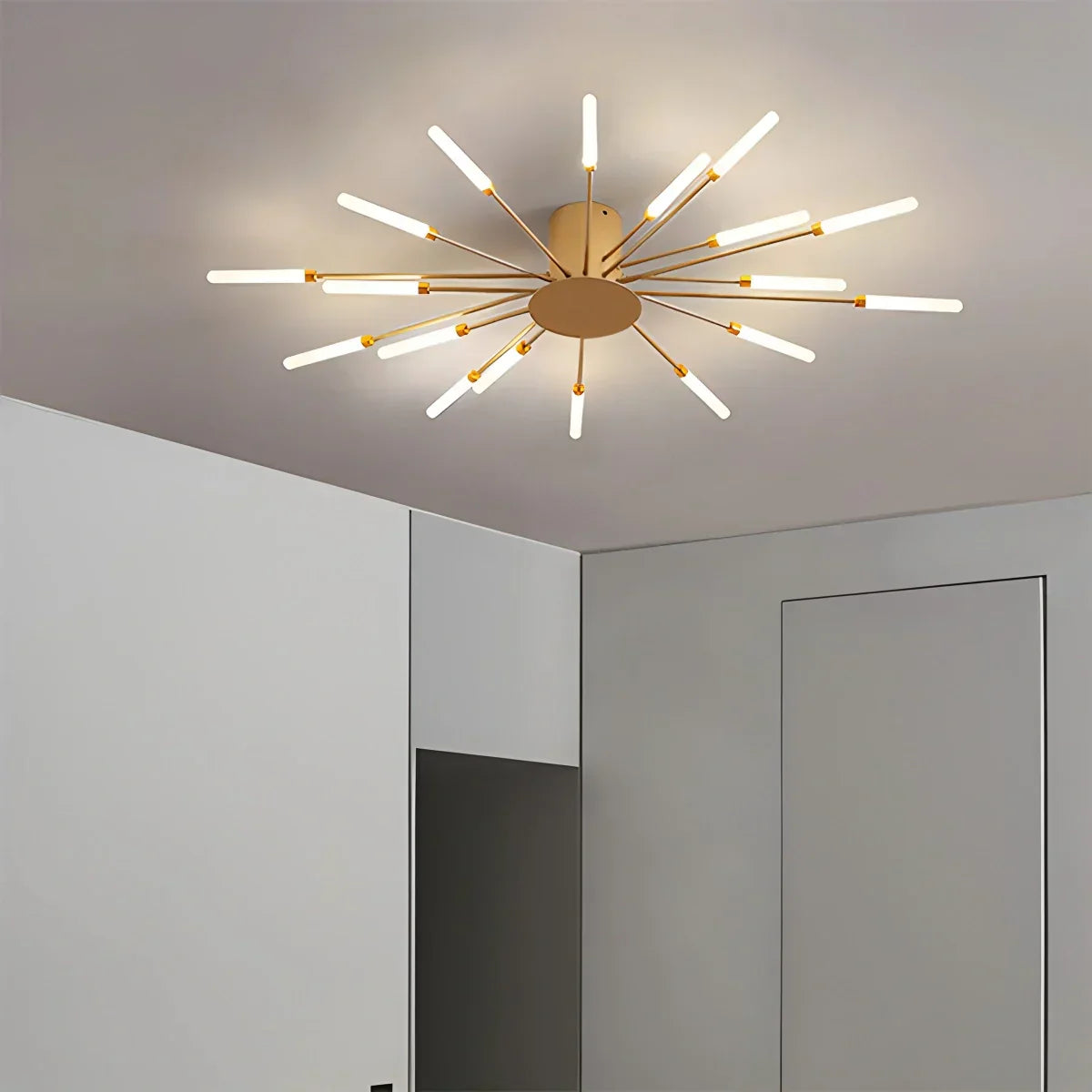 Ceiling Light Metal LED 20 To 42 Light Points Living Room Dining Room Dimmable Remote Modern Lighting Fixture | Thomler
