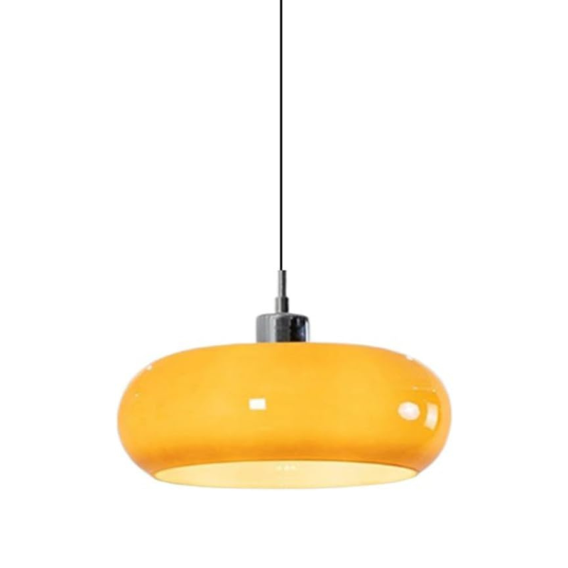 Scandinavian Wood & Metal LED Pendant Light with Adjustable Cord for Dining Room Kitchen Bedroom Modern Minimalist Ceiling Fixture | Thomler