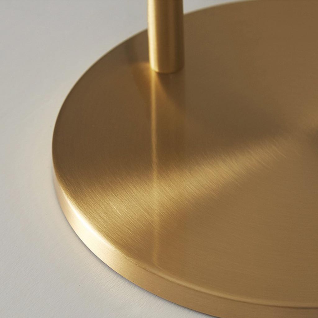 Floor Lamp Brass 51 in Adjustable LED Modern Living Room Gallery Lighting | Thomler