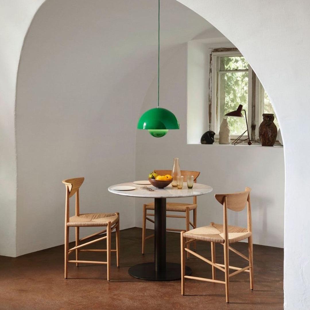 Pendant Light Aluminum 9.1 in Ceiling Lamp Matte Finish Dining Room Kitchen Hanging Light | Thomler