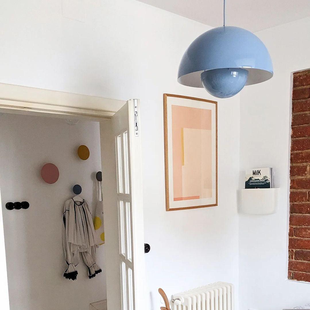 Pendant Light Aluminum 9.1 in Ceiling Lamp Matte Finish Dining Room Kitchen Hanging Light | Thomler