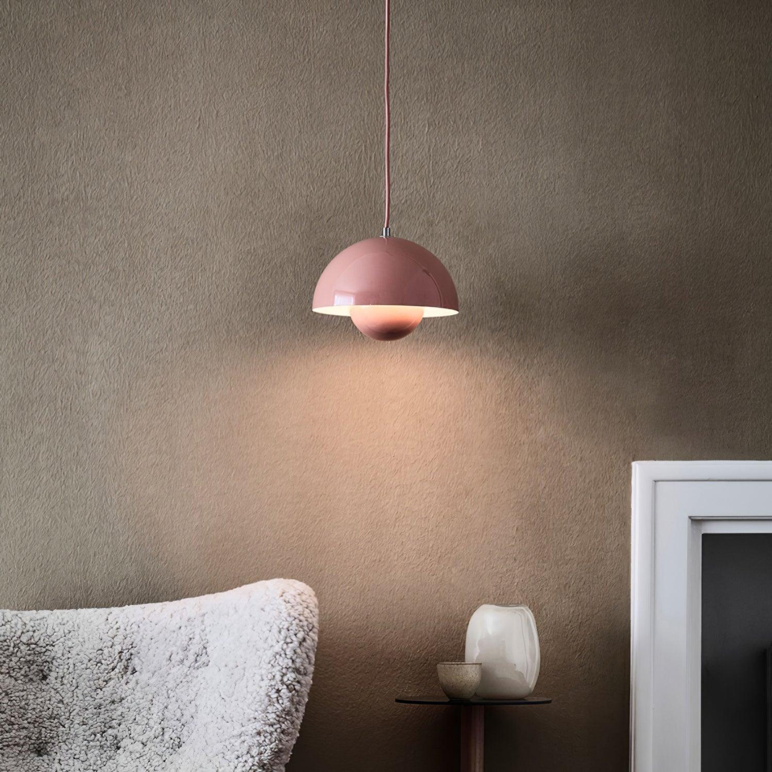 Pendant Light Aluminum 9.1 in Ceiling Lamp Matte Finish Dining Room Kitchen Hanging Light | Thomler
