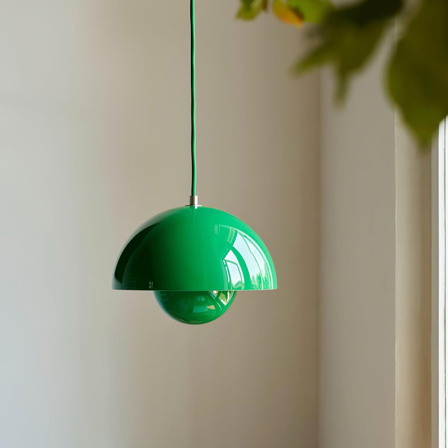 Pendant Light Aluminum 9.1 in Ceiling Lamp Matte Finish Dining Room Kitchen Hanging Light | Thomler