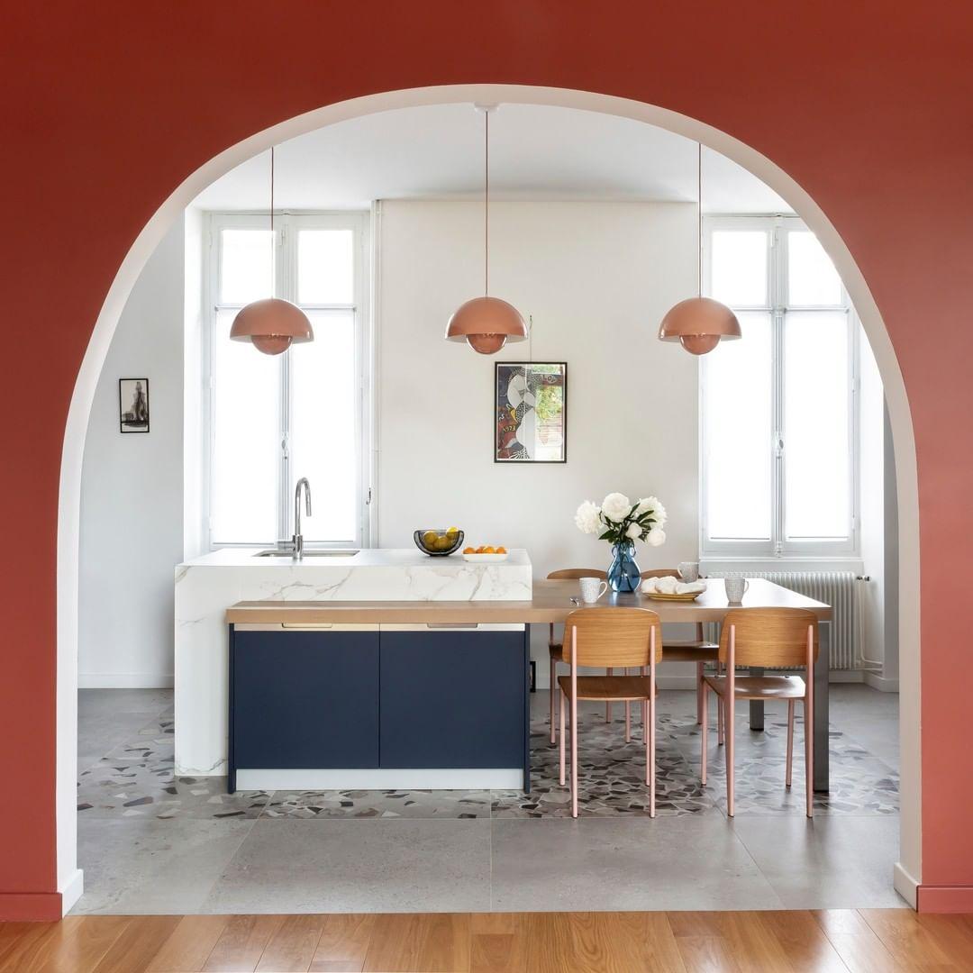 Pendant Light Aluminum 9.1 in Ceiling Lamp Matte Finish Dining Room Kitchen Hanging Light | Thomler
