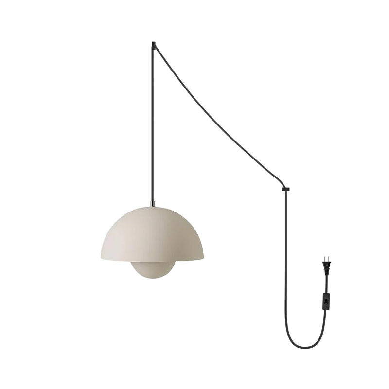 Pendant Light Aluminum 9.1 in 6.3 in Beige Gray Contemporary Dining Room Kitchen Island Hanging Ceiling Lamp Geometric Modern Lighting | Thomler
