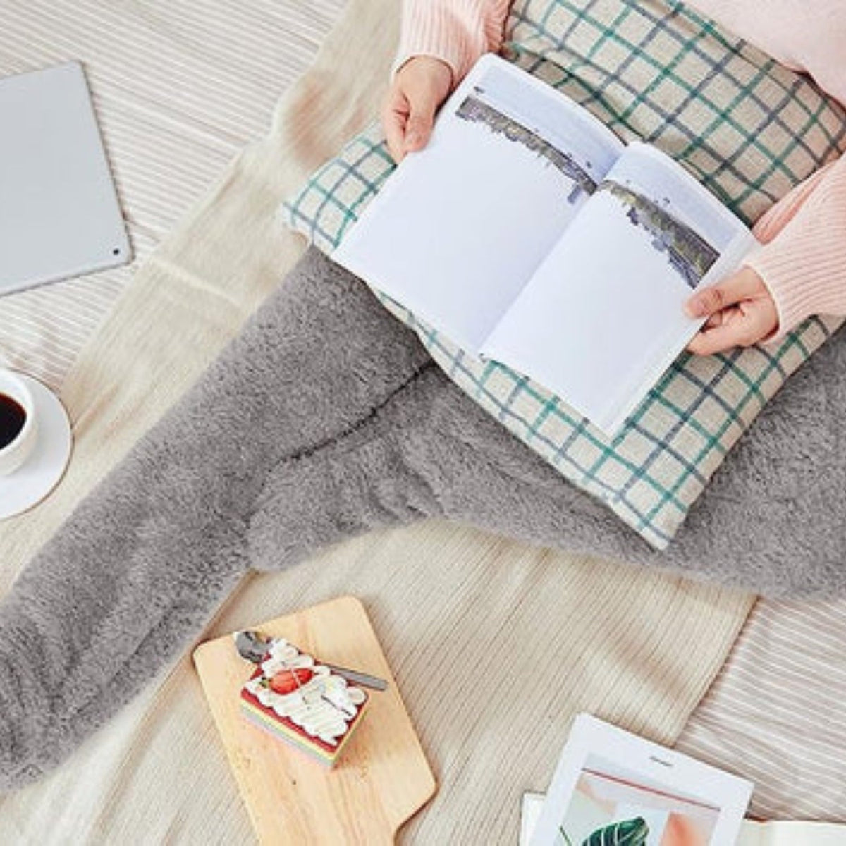 Ultra-Soft Plush Knee-High Socks – Cozy Fleece Winter Lounge Socks for Home, Cold Weather & Everyday Warmth | Thomler