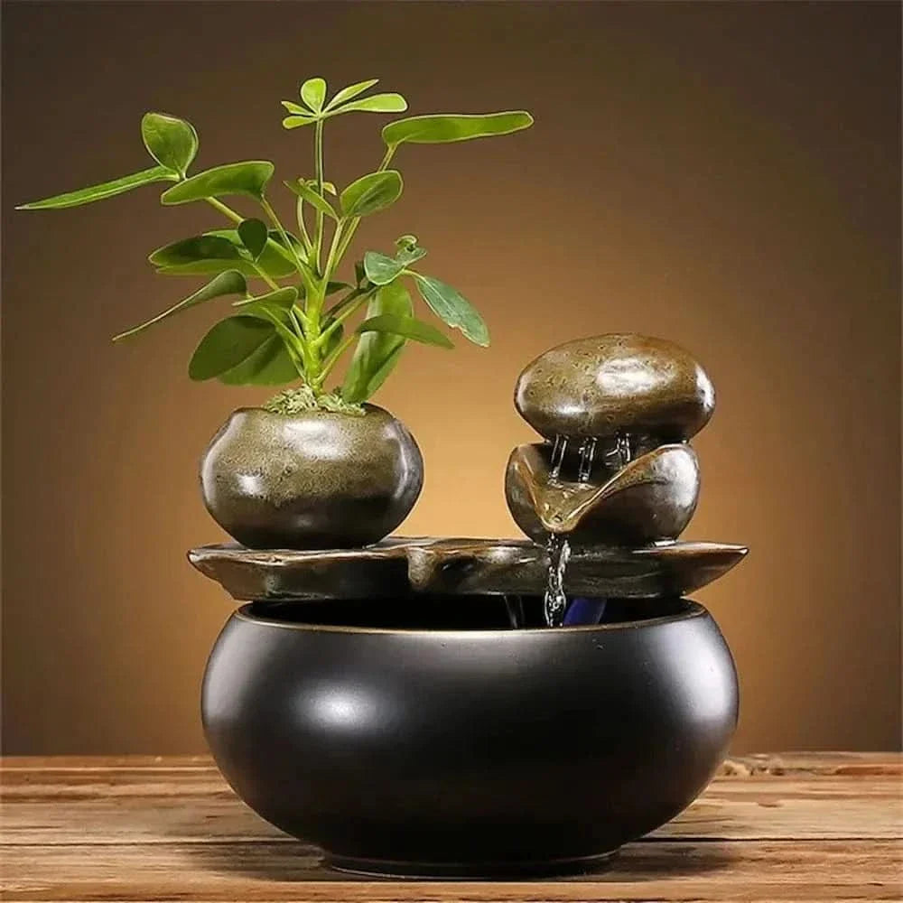 Ceramic Pet Water Fountain – Whisper-Quiet Flow Design for Cats & Small Dogs – Filter-Free Hydration Station – Easy-Clean Bowl for Indoor | Thomler