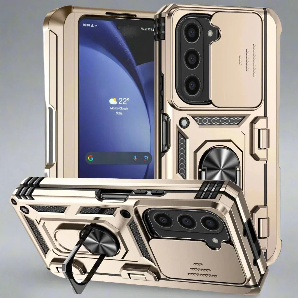 Reinforced Armor Case for Galaxy Z Fold 6 & Z Fold 5 – Drop-Resistant Phone Shell with Precise Hinge Coverage & Full-Access Design for | Thomler