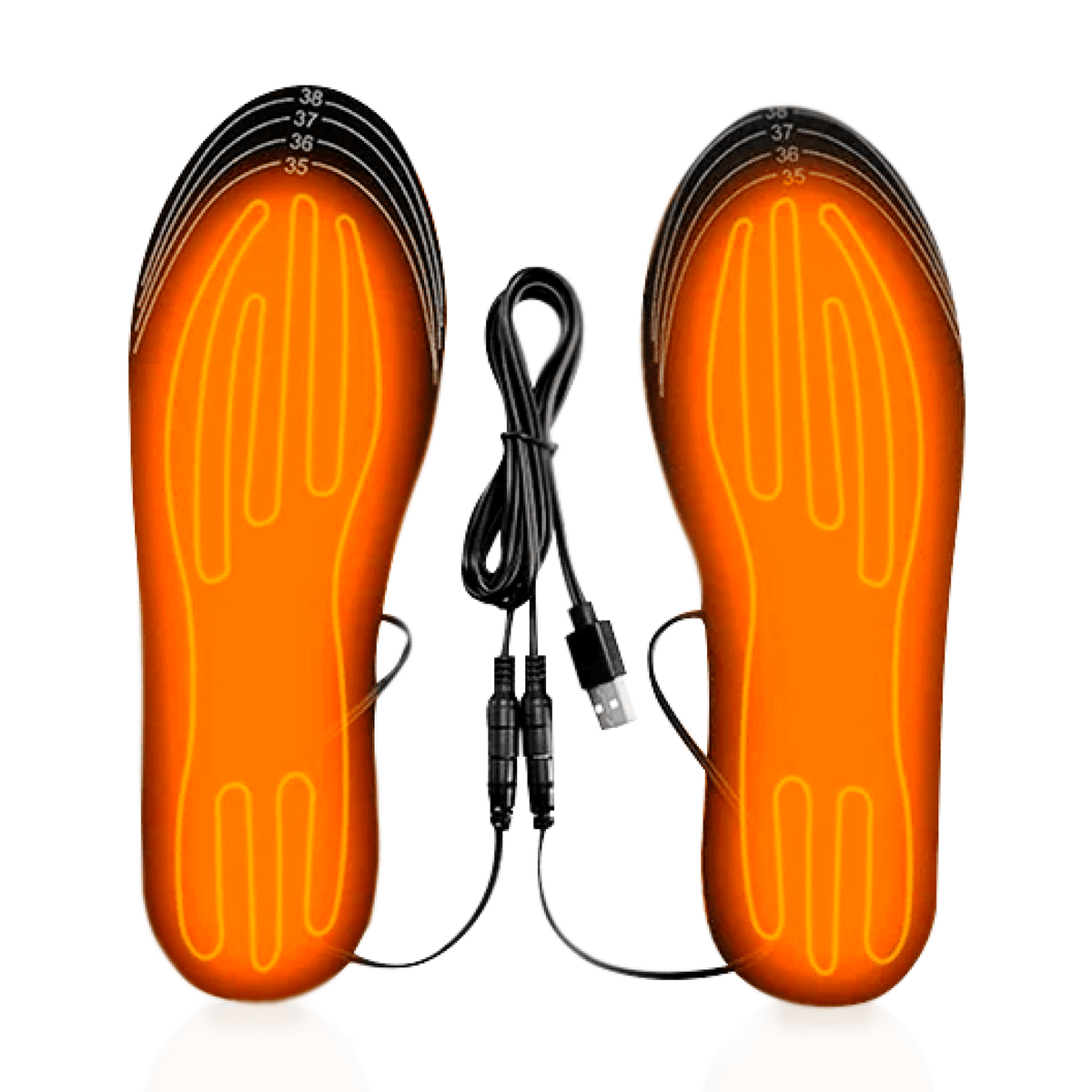 Battery-Powered Heated Insoles for Men & Women – Adjustable Warmth for Winter Boots, Work Boots & Outdoor Activities | Thomler