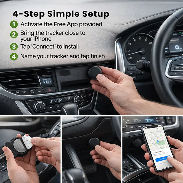Lifetime Vehicle Locator – Live Position Monitor for Cars & Motorcycles, App-Based Security Device | Thomler