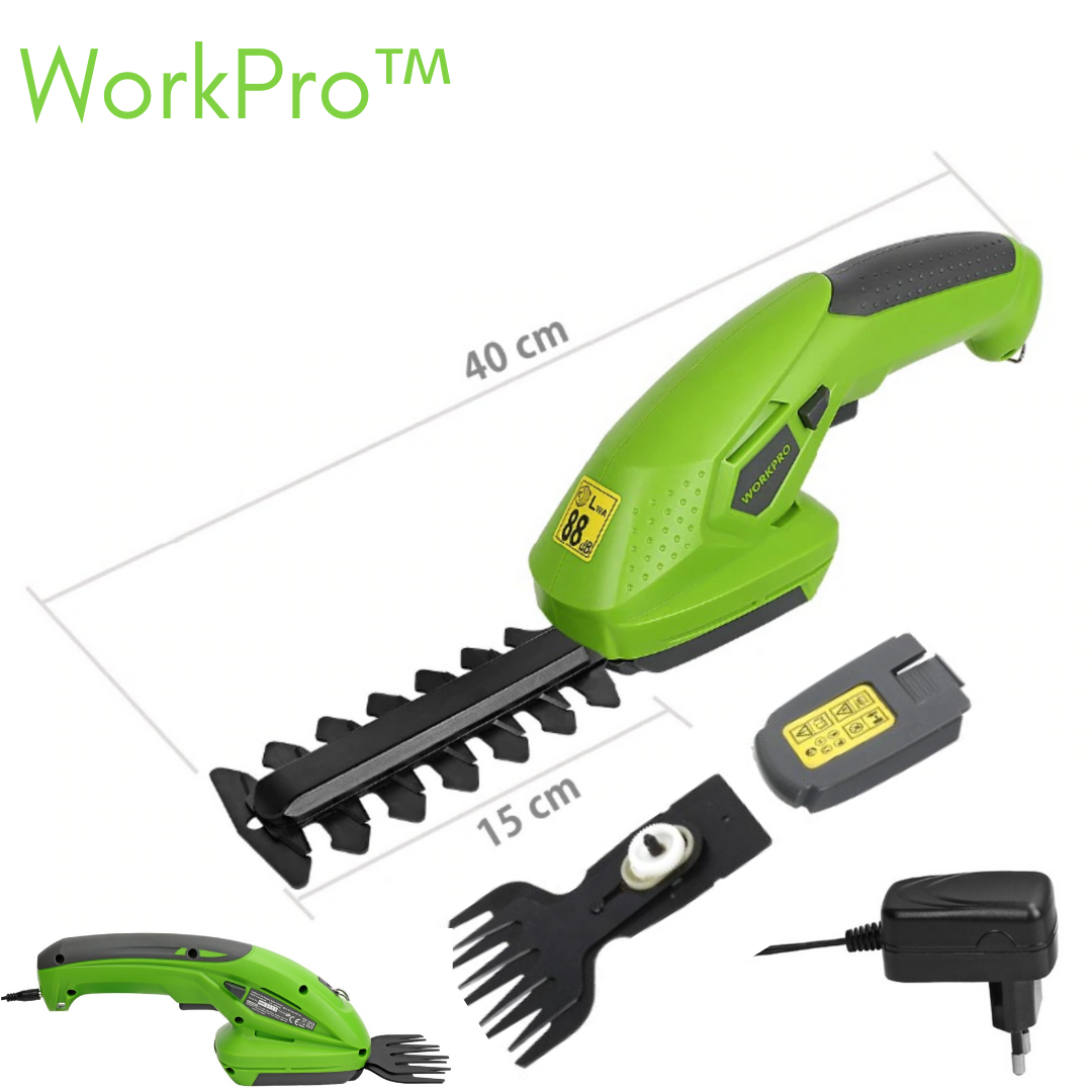 Cordless Electric Hedge Trimmer - Lightweight One-Hand Grass Shears for Lawn Edging & Shrub Sculpting - Rechargeable 7.2V Battery Pruning | Thomler
