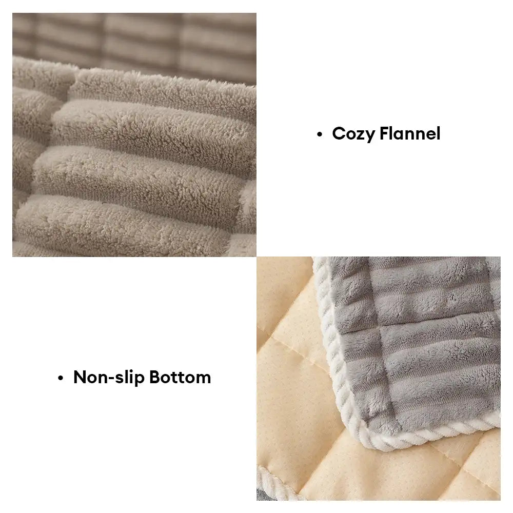 Quilted Furniture Protector with Moisture Barrier Non-Skid Backing for Couch Loveseat Chair Pet-Friendly Machine Washable Soft Flannel | Thomler