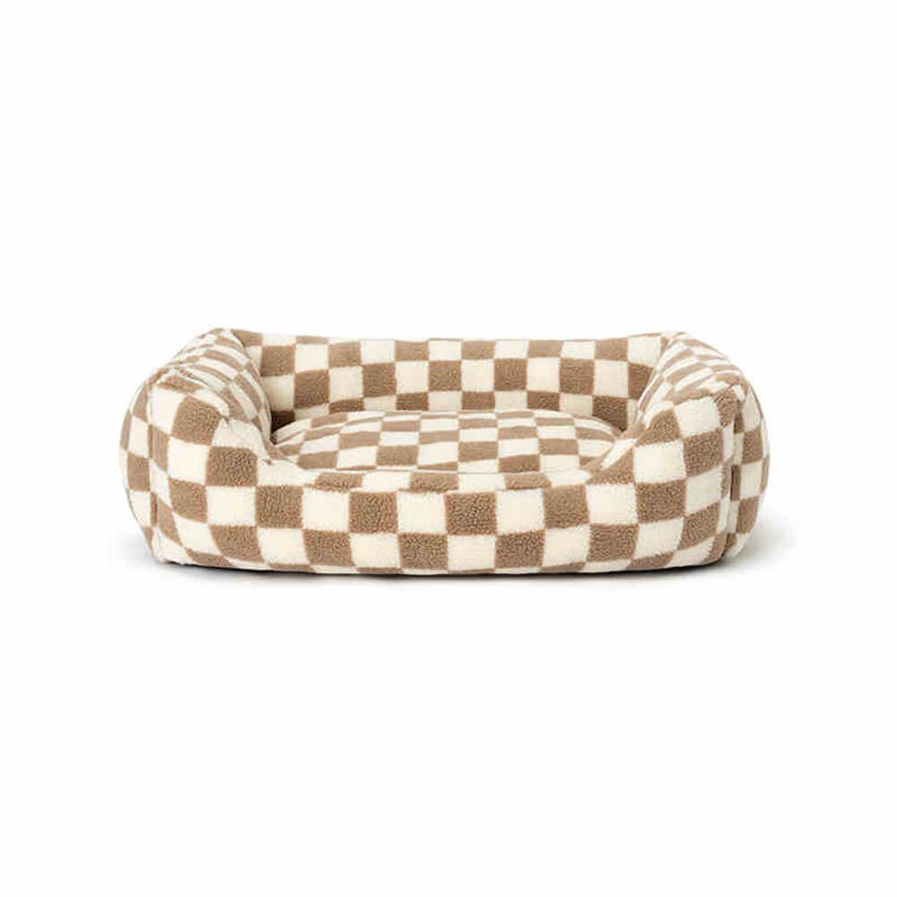 Raised-Edge Plush Pet Lounge with Machine-Washable Cover for Dogs & Cats | Thomler
