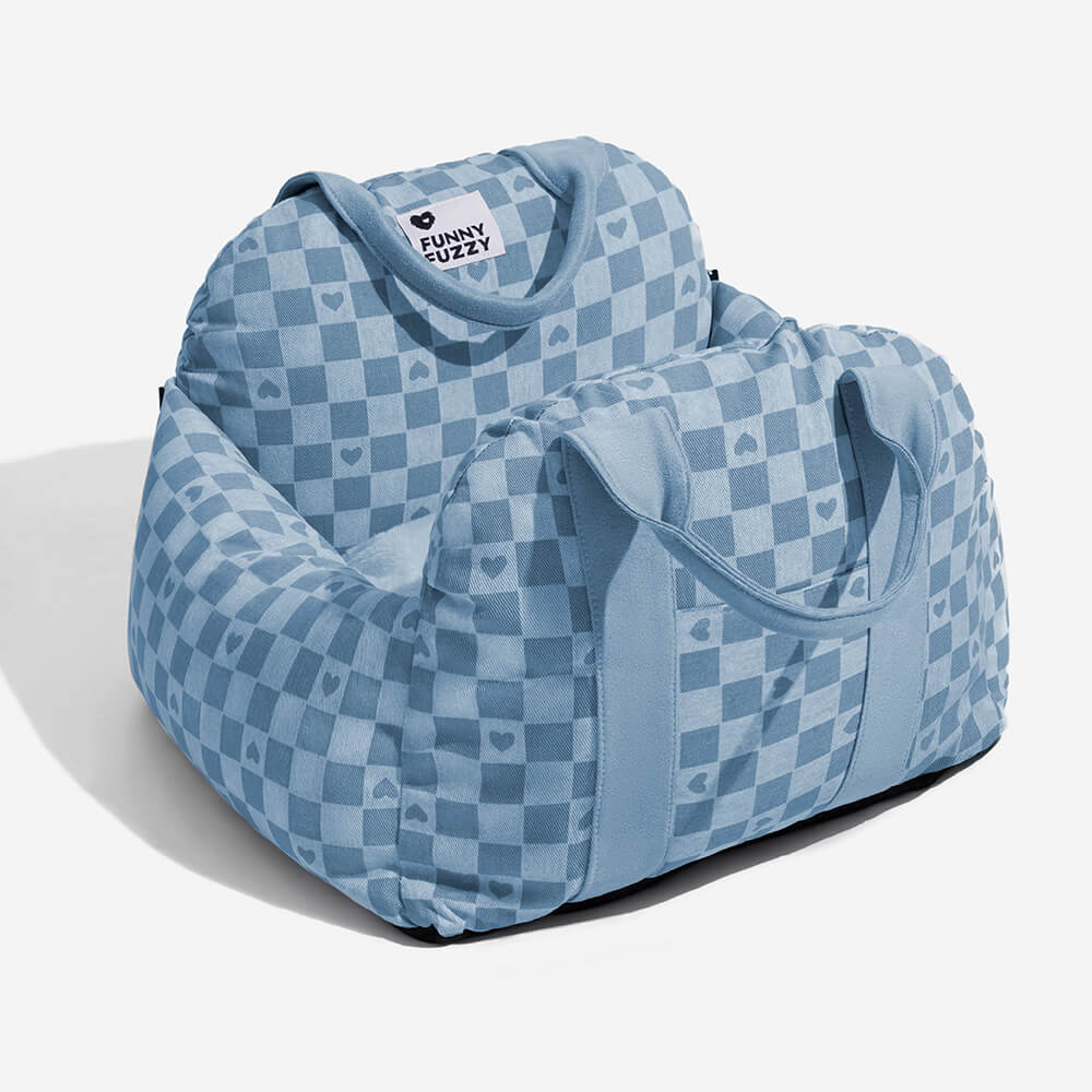 Portable Pet Carrier Booster Seat with Safety Harness and Washable Cover for Small Dogs | Thomler