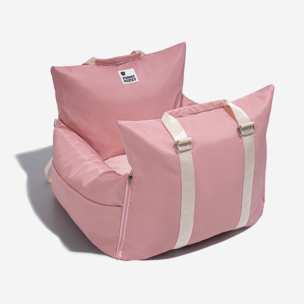 Portable Pet Carrier Booster Seat with Safety Harness and Washable Cover for Small Dogs | Thomler