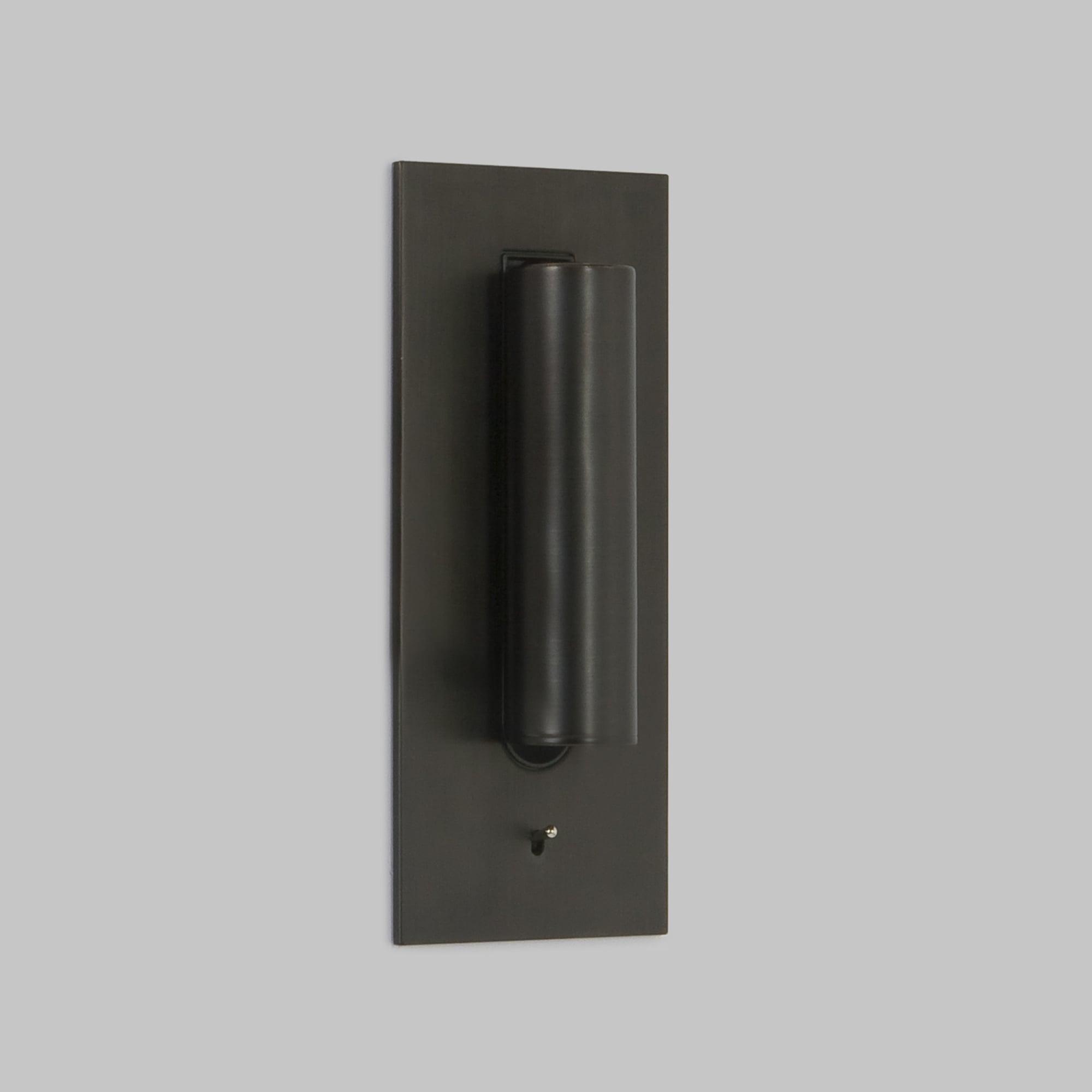 Industrial Wall Sconce with Integrated LED & Toggle Switch – Aluminum Metal Light Fixture for Living Room, Hallway, Bedroom & Home Office | Thomler