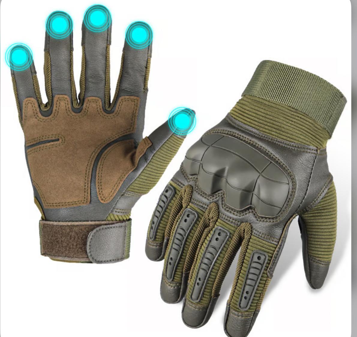 Heavy-Duty Full-Finger Tactical Gloves with Cut & Water Resistance for Outdoor Work & Training | Thomler