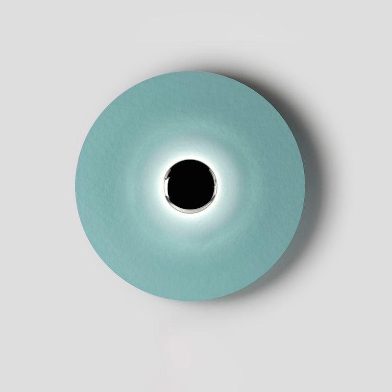 Contemporary Dual-Tone Circular LED Wall or Ceiling Light Fixture in Multiple Finishes | Thomler