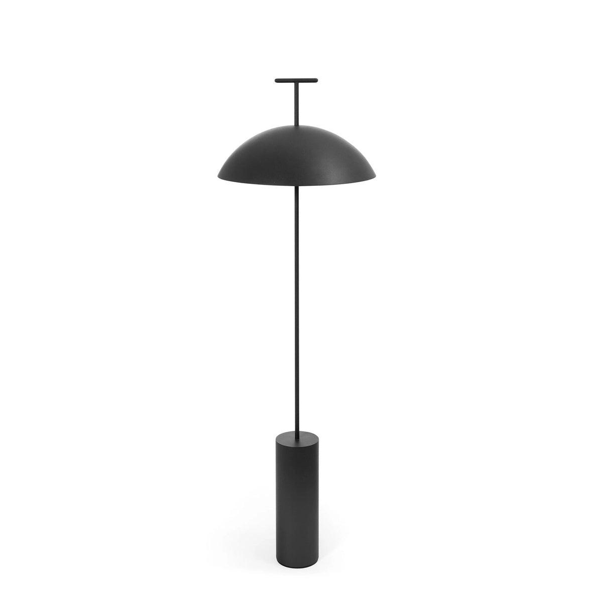 Floor Lamp Wood 59.8 in Dark Red Black White Steel Living Room Reading Light Adjustable | Thomler