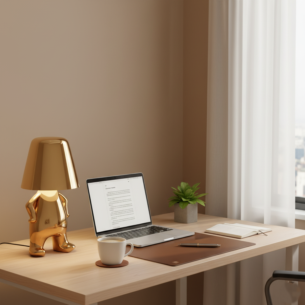 Table Lamp Aluminum LED 8.7 in Rechargeable Warm White Bedroom Nightstand Portable Touch Dimmable Lighting | Thomler