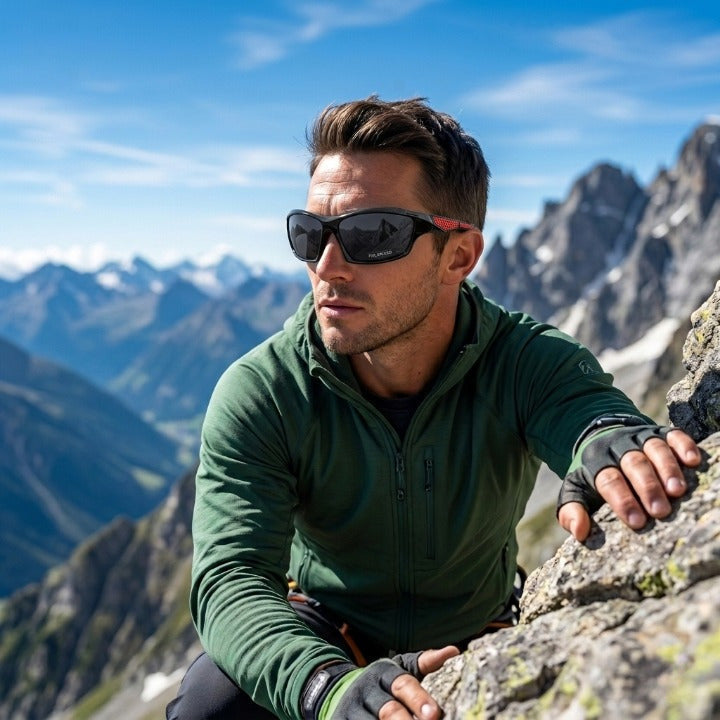 Polarized Metal Sunglasses with UV400 Protection for Men & Women | Driving Sports Outdoor Eyewear | Thomler