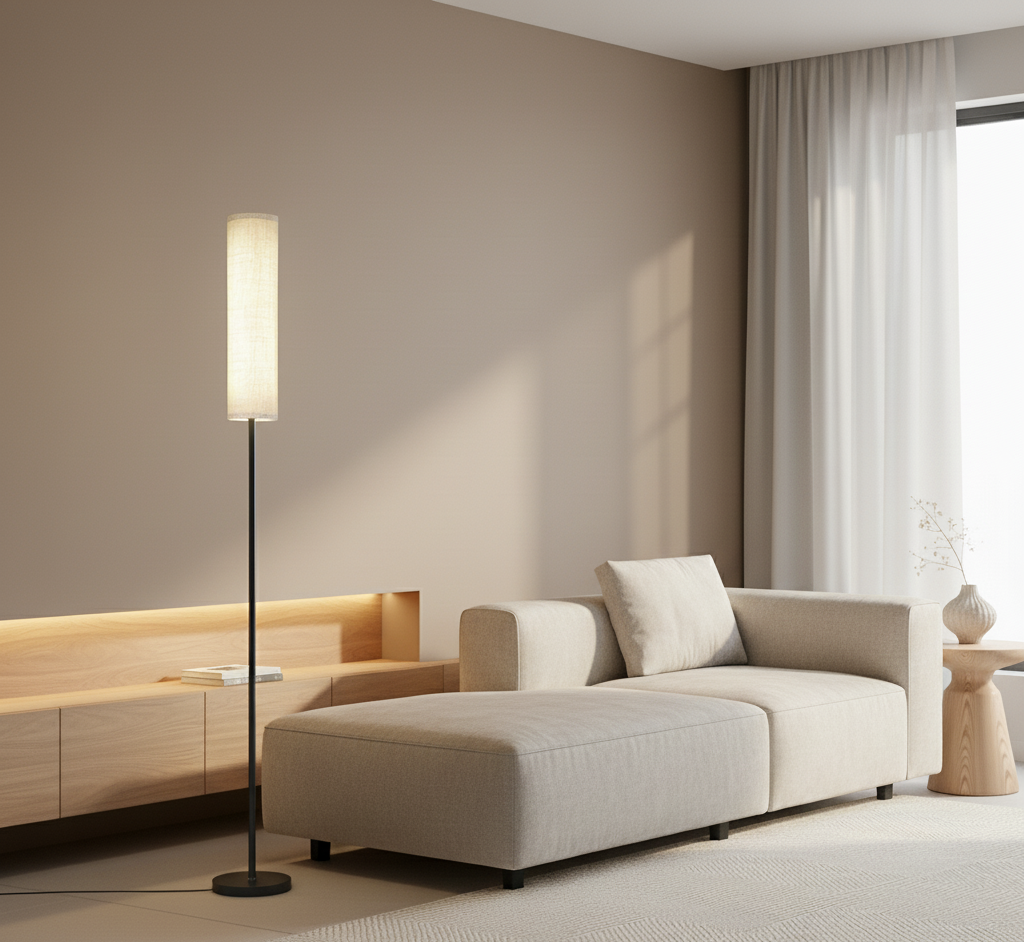 Adjustable LED Floor Lamp with Remote Control & Timer for Living Room & Bedroom | Thomler