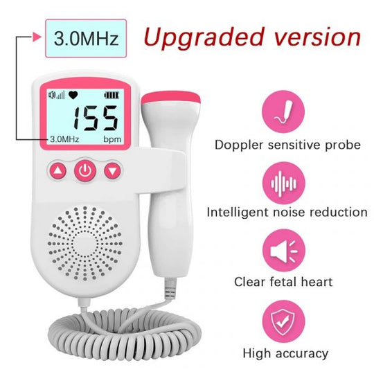 Handheld Heartbeat Listener for Expectant Parents – Battery-Powered Prenatal Sound Monitor | Thomler