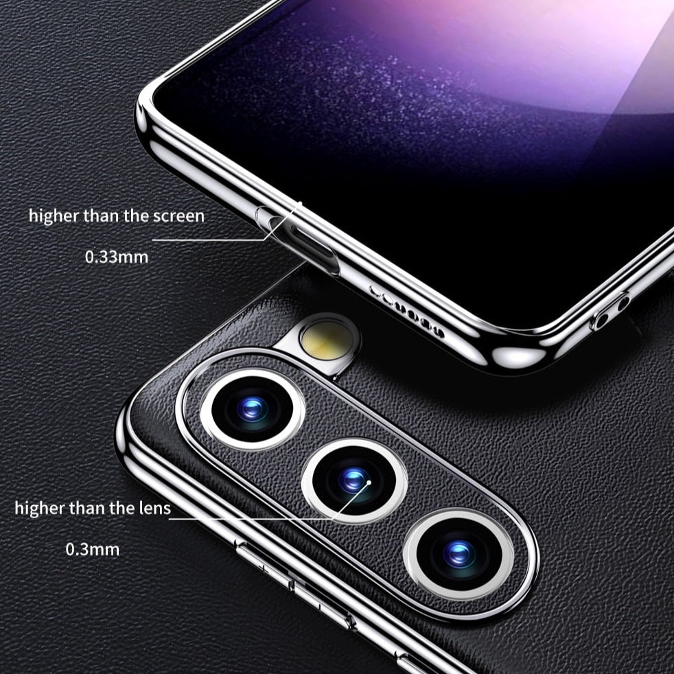 Premium Cowhide Phone Case for Samsung Galaxy with Metal Frame Wireless Charging Compatible | Thomler