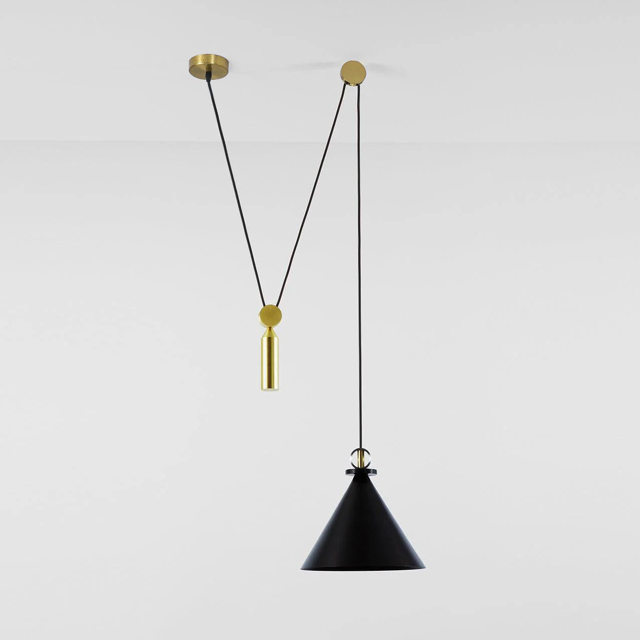 Metal Geometric Pendant Light 11.8 in Modular Ceiling Indoor Hanging Lamp | Thomler