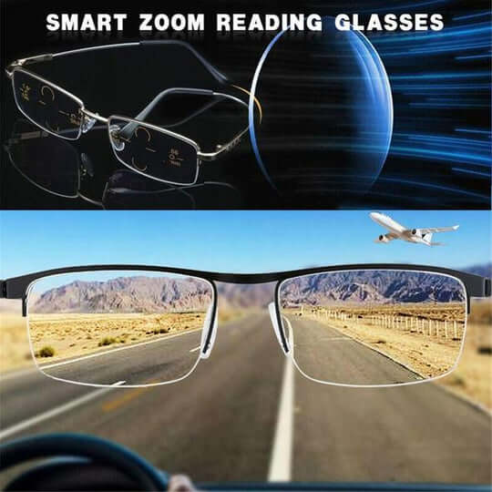Screen Fatigue Relief Glasses Metal Frame Clear Lens Blue Light Blocking Eyewear for Computer Work Reading Everyday Wear | Thomler
