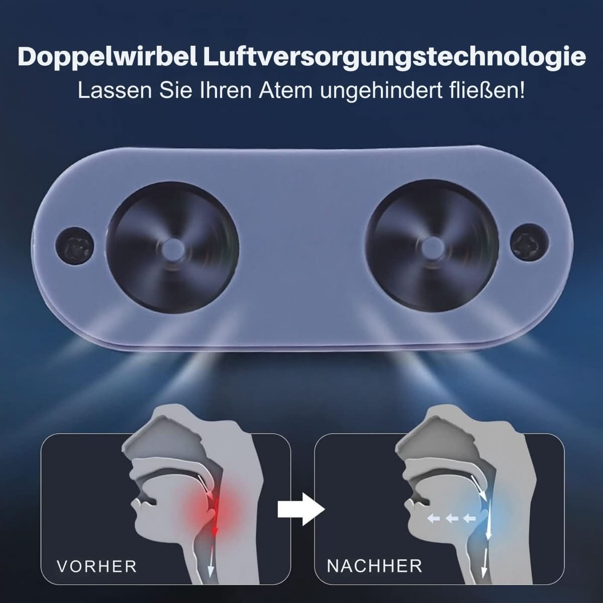 Compact Anti-Snoring Sleep Aid Device with Gentle Airflow Technology for Uninterrupted Rest | Thomler