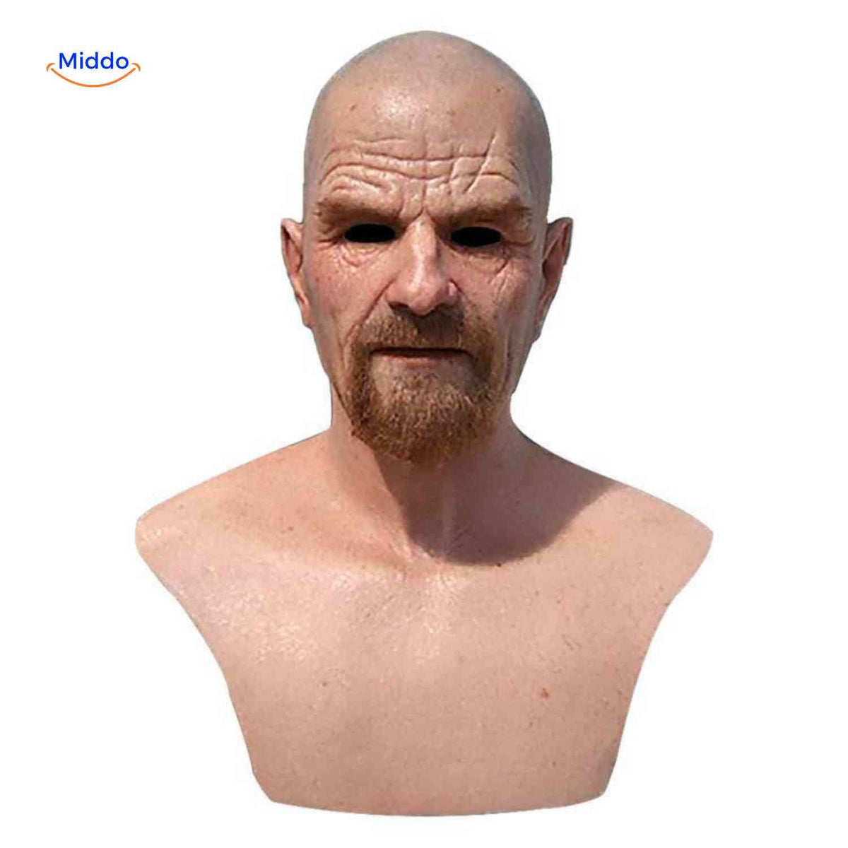 Lifelike Elderly Character Mask – Breathable Latex Full-Face Costume Accessory for Parties & Theater | Thomler