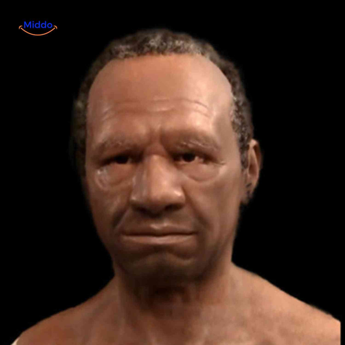 Lifelike Elderly Character Mask – Breathable Latex Full-Face Costume Accessory for Parties & Theater | Thomler