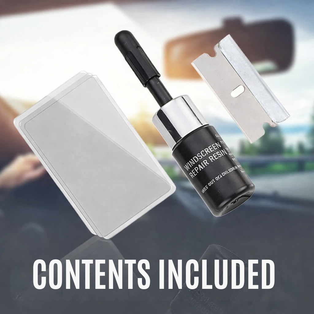 Windshield Crack Repair Kit for Auto Glass & Screens DIY Chip Fix Resin Sealer for Car Windows Mobile Displays Vehicle Maintenance Tool Clea | Thomler