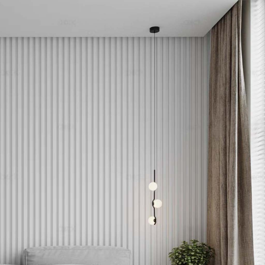 Chandelier Pendant Light Metal 23.6 in Modern Living Room Dining Bedroom Multi Glass Balls | Thomler