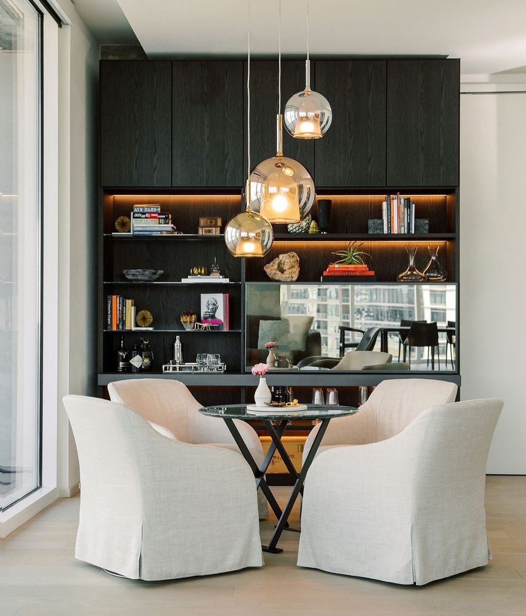 Pendant Light Glass Dome 9.8 in Indoor Dining Room Kitchen Island Ceiling Lamp | Thomler