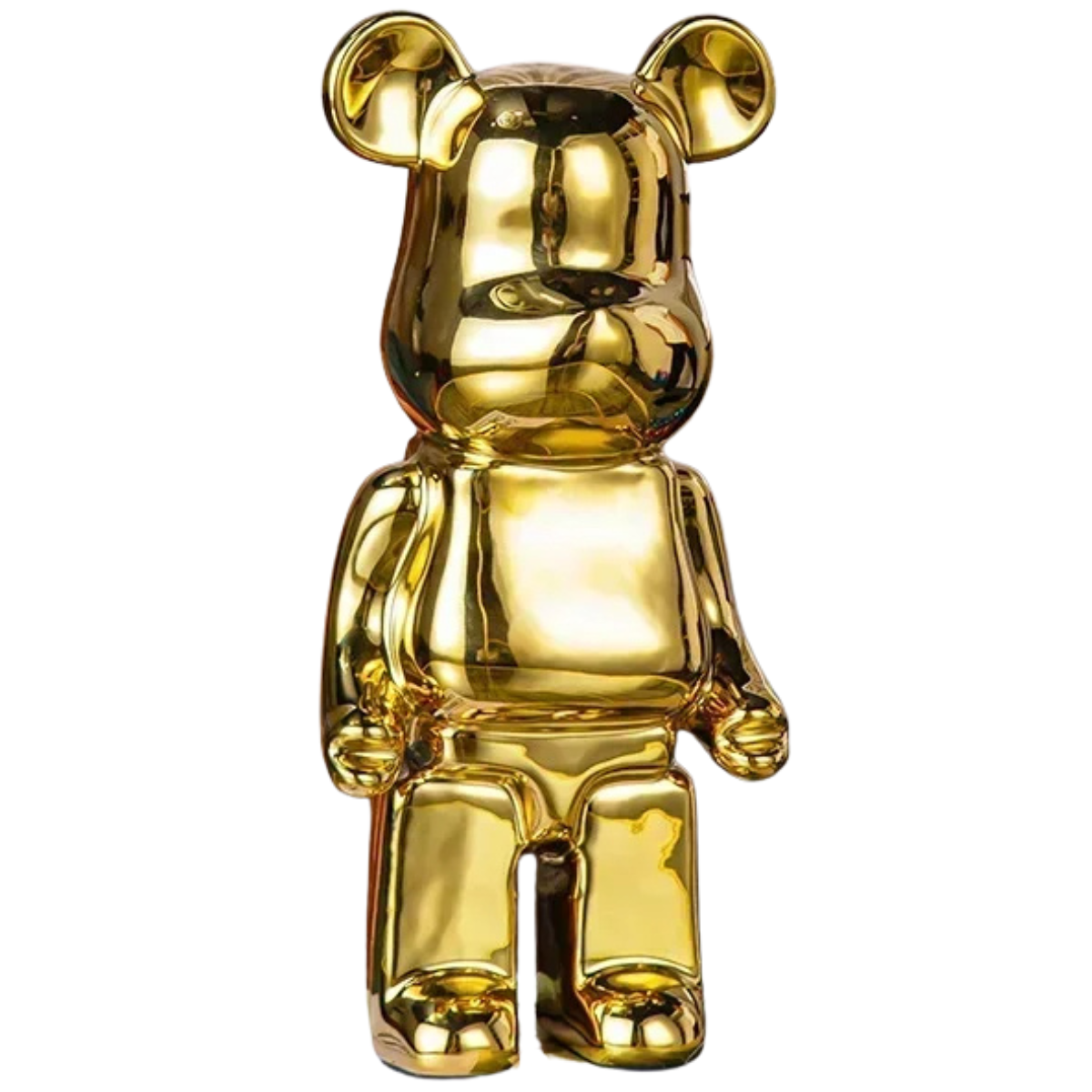Abstract Bear Figurine Resin Sculpture Modern Home Decor Statue Art Piece for Shelves Desk Office Living Room Colorful Animal Accent Gift | Thomler