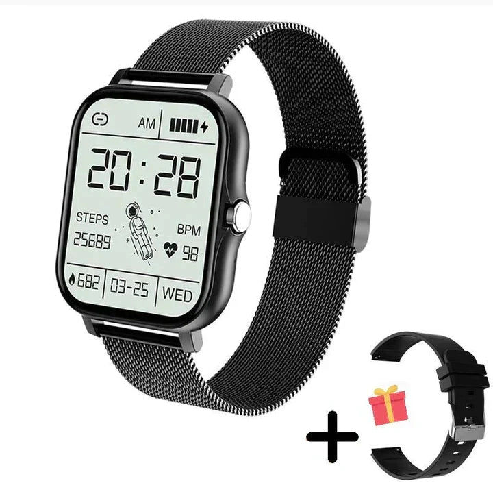Fitness Tracker Smartwatch with Heart Rate Monitor, Blood Oxygen, Step Counter & Sleep Tracking for iOS & Android | Thomler