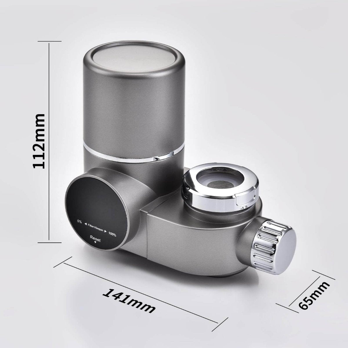 LED Kitchen Faucet Water Filter – Food-Safe Stainless Steel, Dual-Mode Purifier with Temperature Display | Thomler