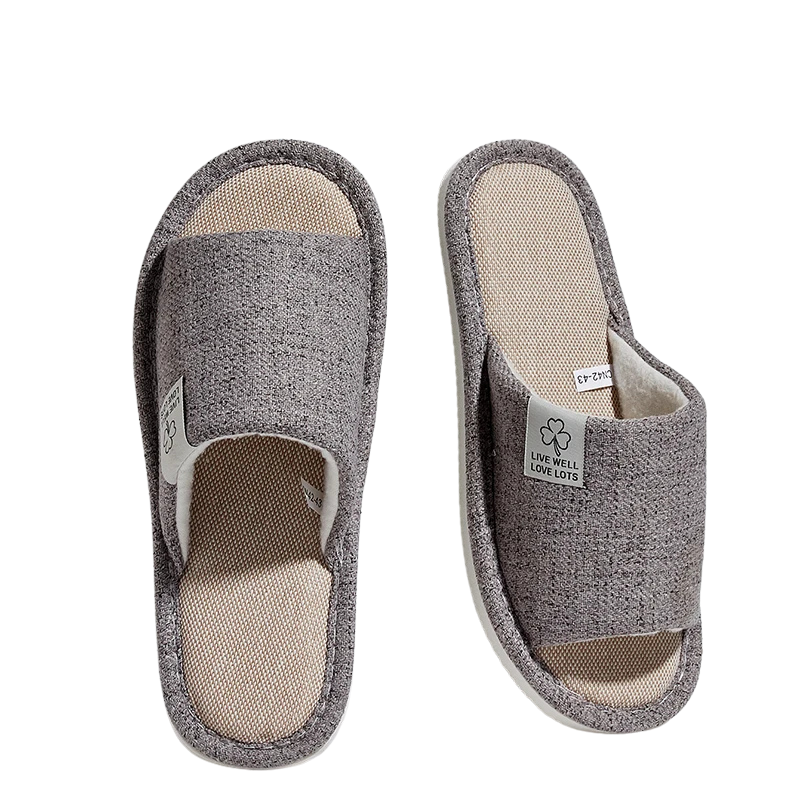 Open-Toe House Slippers – Breathable Lightweight Indoor Slides with Non-Slip Sole for Kitchen, Living Room & Guests | Thomler