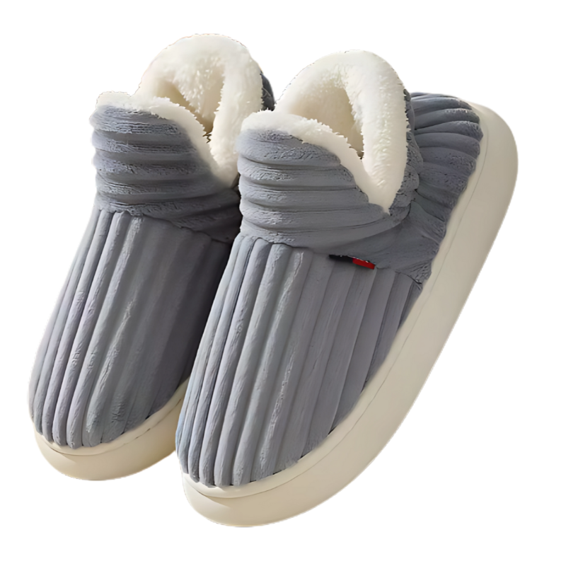 Memory Foam Slippers – Plush Indoor House Shoes with Non-Slip Sole for Men & Women – Cozy Winter Footwear | Thomler