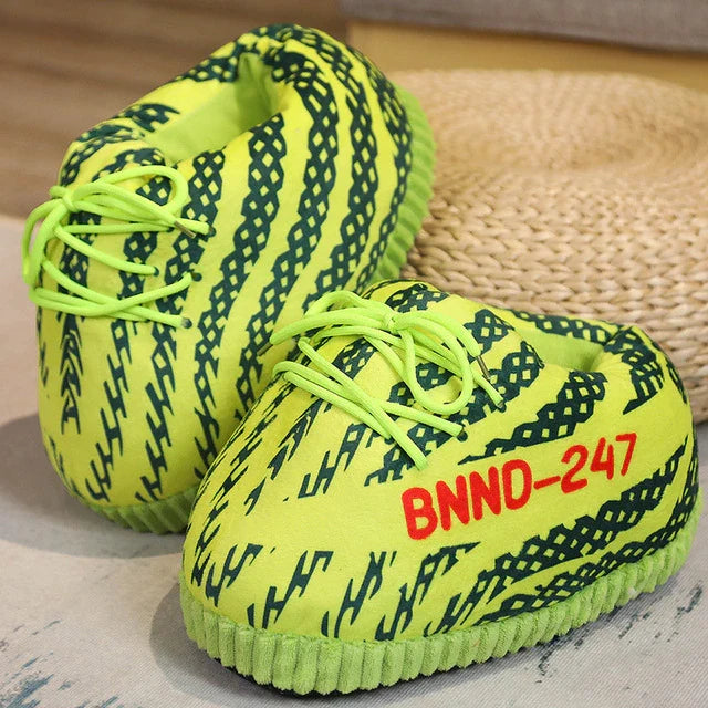 Plush Sneaker Slippers with Non-Slip Sole – Warm Indoor Footwear for Men, Women & Kids | Thomler