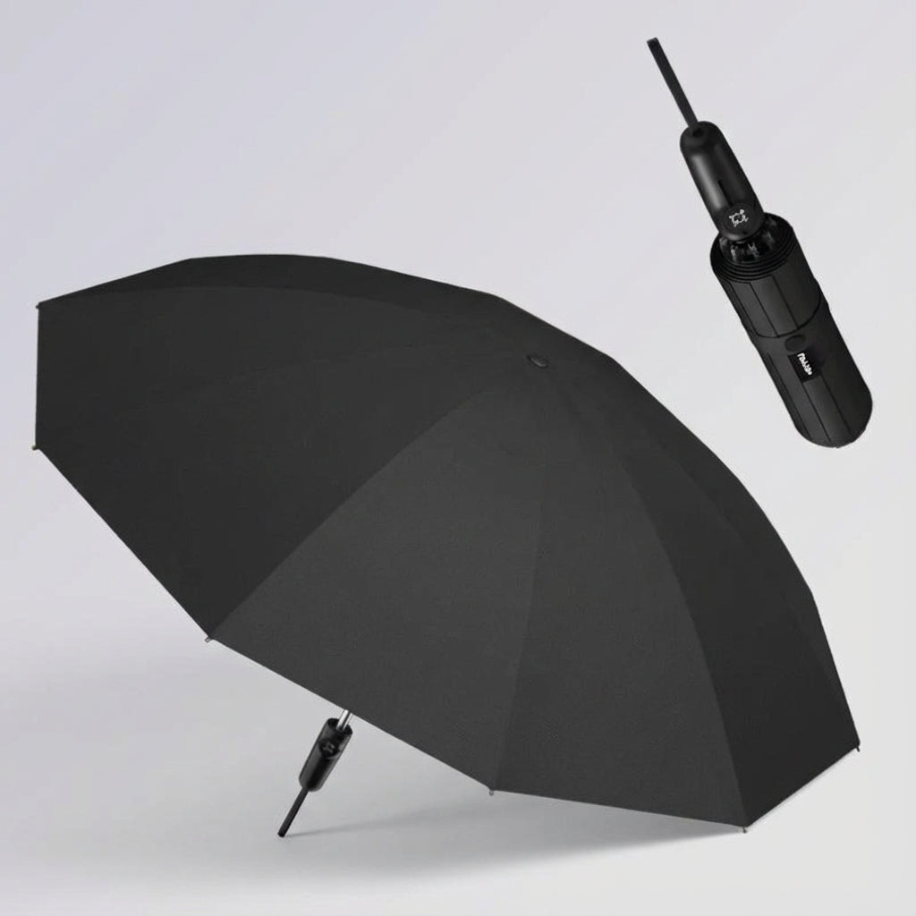 44-Rib Automatic Rain Umbrella with Reverse-Close Design – 44 in Wide Coverage | Thomler