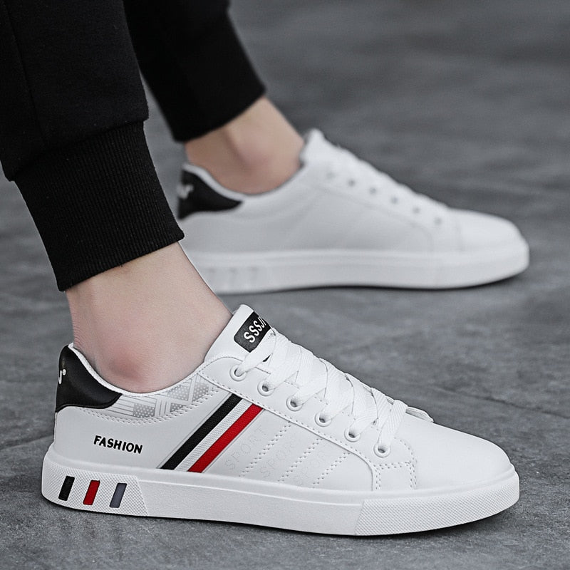 Men's Casual Fashion Sneakers – Comfortable Everyday Athletic Shoes with Contrast Details for Jeans, Shorts & Casual Wear | Thomler