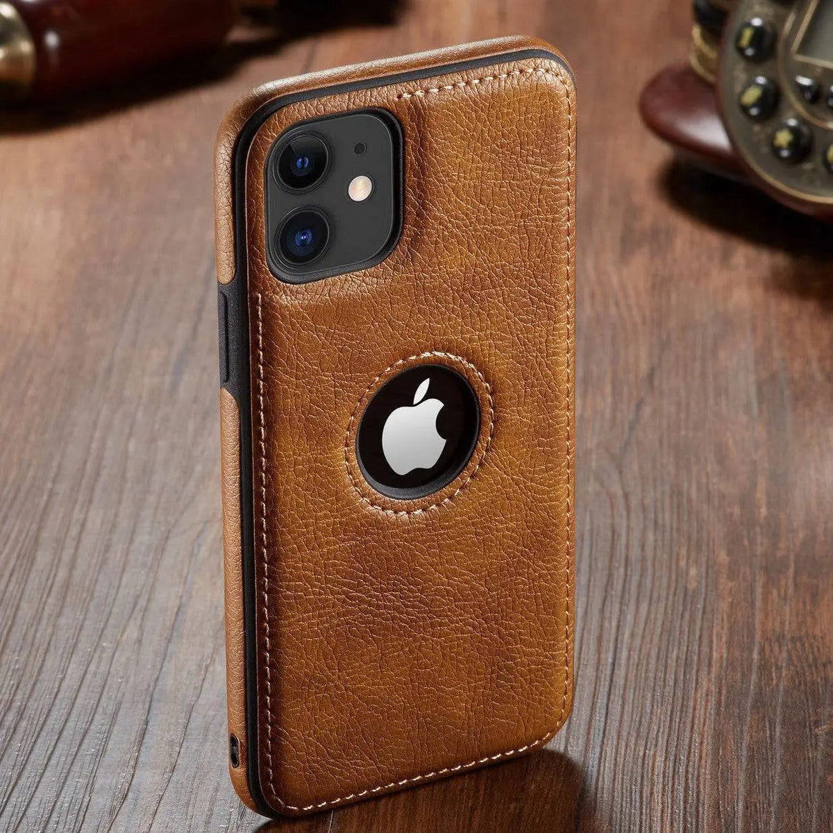 Leather Fitted iPhone 11 / 11 Pro / 11 Pro Max Shell – Edge Guard, Camera Lift, Full-Button Coverage | Thomler